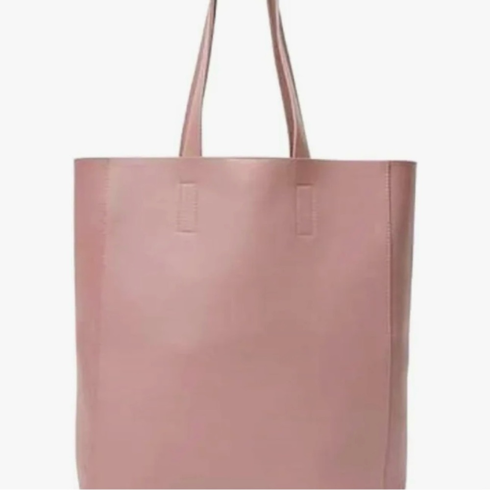 Elegant Pink Tote Bag Vegan Leather